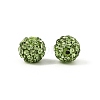 Pave Disco Ball Beads X-RB-H258-8MM-214-3
