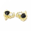Rack Plating Alloy with Glass Pendants FIND-G051-05LG-01-2