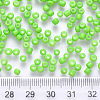 8/0 Baking Paint Glass Round Seed Beads SEED-S036-01B-16-3