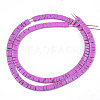 Spray Painted Non-magnetic Synthetic Hematite Beads G-T124-02F-2