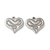 304 Stainless Steel Pendants STAS-I330-010P-1
