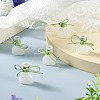 5Pcs Miniature Glass Vase Bottles with Polyester Cord AJEW-TAC00055-5