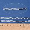 925 Sterling Silver Paperclip Link Alternating Twist Chains STER-NH0001-82S-3