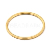 Ion Plating(IP) 304 Stainless Steel Simple Plain Band Finger Ring for Women Men RJEW-F152-05G-B-2