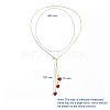 Stud Earrings & Pendant Necklaces Sets SJEW-JS01075-7