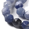 Natural Blue Aventurine Beads Strands G-NH0021-A23-01-4