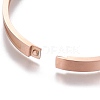 (Jewelry Parties Factory Sale)304 Stainless Steel Bangles BJEW-L610-11RG-4