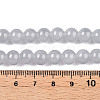Baking Paint Imitation Jade Glass Round Bead Strands DGLA-Q021-8mm-43-4