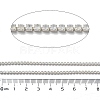 Iron Rhinestone Glass Cup Chain CH-U001-01G-3