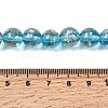 Luminous Handmade Gold Sand Lampwork Beads Strands LAMP-P051-L07-10mm-01-4