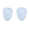Rainbow Iridescent Plating Acrylic Beads OACR-N010-079-3