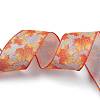 10M Thanksgiving Day Theme Wired Linen Ribbon OCOR-G013-02F-3