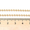 304 Stainless Steel Ball Chain Necklace X-MAK-R012-02G-3