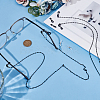 304 Stainless Steel Oval Link Chains Neck Eyeglass Chains FIND-BBC0003-91-3