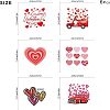 PET Heat Transfer Film Logo Stickers Set DIY-WH0230-065-3