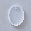 Oval Shape DIY Silicone Pendant Molds LS-AJEW-P038-01-3