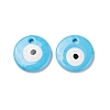 Handmade Lampwork Evil Eye Pendants LAMP-E106-02B-03-1