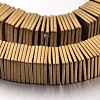 Electroplate Non-magnetic Synthetic Hematite Bead Strands G-F300-20B-F03-1