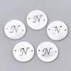 Freshwater Shell Links connectors SHEL-S274-22N-P-1