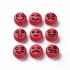 Opaque FireBrick Acrylic Beads MACR-N008-42-C02-2