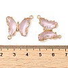 Brass Pave Faceted Glass Connector Charms FIND-Z020-04I-3