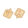 Valentine's Day 304 Stainless Steel Pendants STAS-F366-05G-2