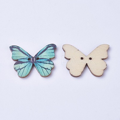 Wooden Buttons BUTT-WH0014-01-1