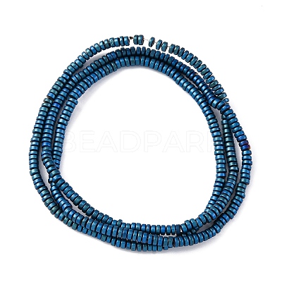 Electroplated Non-magnetic Hematite Beads Strands G-P571-A01-01E-1