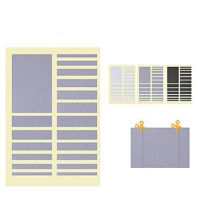 EVA Plastic Ring Size Adjustment Stickers Set FIND-PW0021-17C-1