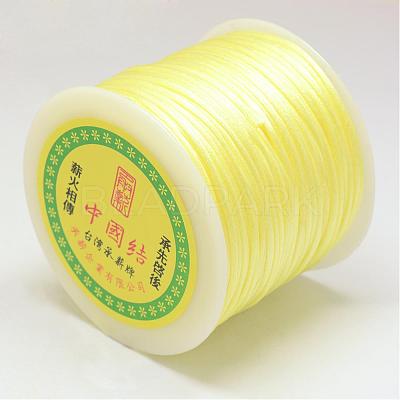 Nylon Satin Rattail Cords NWIR-R025-1.0mm-540-1