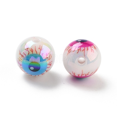 UV Plating Acrylic Beads X-OACR-S140-02-1