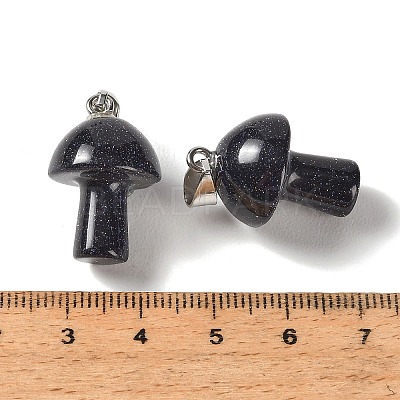 Synthetic Blue Goldstone Pendants GG-CBAA0EE-05P-23-1