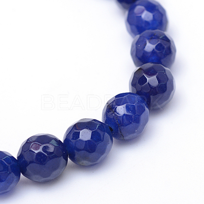 Natural White Jade Bead Strands G-R346-6mm-04-1