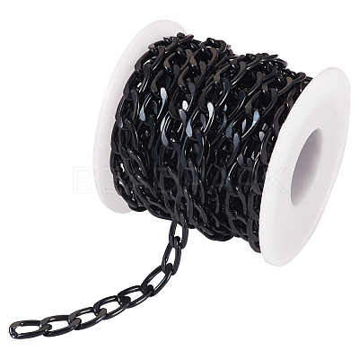 Oval Oxidation Aluminum Curb Chains CHA-TA0001-13-1