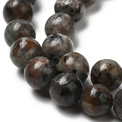 Natural Fluorescent Syenite Rock(Glow under UV Light) Beads Strands G-K340-A05-03-1