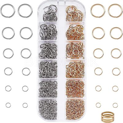 304 Stainless Steel Open Jump Rings STAS-UN0017-23-1