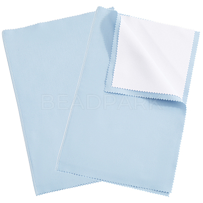 2Pcs 4 Layers Silver Polishing Cloth TOOL-BBC0001-08B-1
