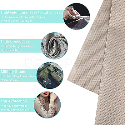 EMF Protection Fabric AJEW-WH0314-712H-04-1