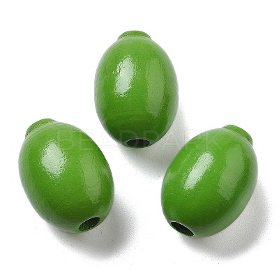 Schima Wood European Beads WOOD-G023-13C-1