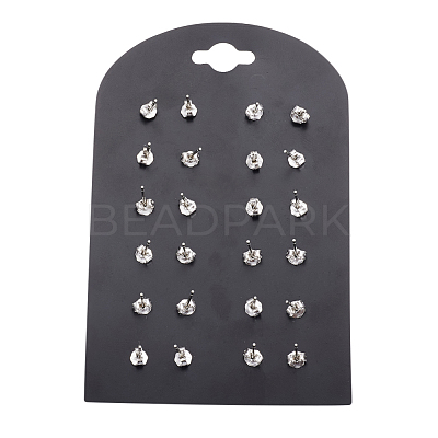 Gifts for Her Valentines Day 925 Sterling Silver Austrian Crystal Rhinestone Ball Stud Earrings for Girl Q286H201-1