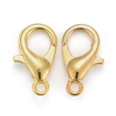 Zinc Alloy Lobster Claw Clasps X-E105-G-NF-1