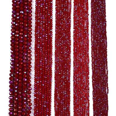 Electroplate Opaque Solid Color Glass Beads Strands EGLA-A044-P8mm-L02-1