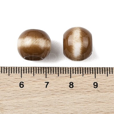 Opaque Acrylic European Beads OACR-Z036-05A-02-1