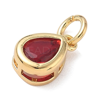 Brass Pave Cubic Zirconia Charms KK-CBA56EF-34A-G02-1
