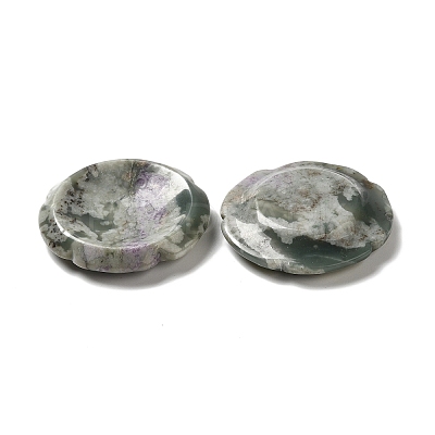 Natural Peace Jade Worry Stones G-E586-01-01-1