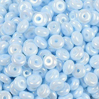 Opaque Colours Luster Glass Seed Beads X1-SEED-P008-01C-09-1