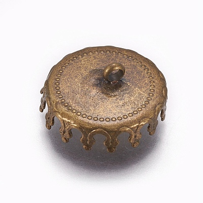 Brass Pendant Bails KK-WH0031-03A-AB-1
