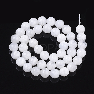 Natural Rainbow Moonstone Beads Strands G-S150-64-9mm-1