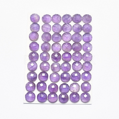 Natural Amethyst Cabochons G-O182-28B-1
