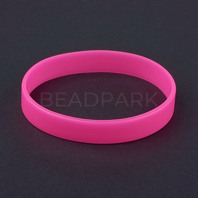 Silicone Wristbands Bracelets BJEW-J176-18-1